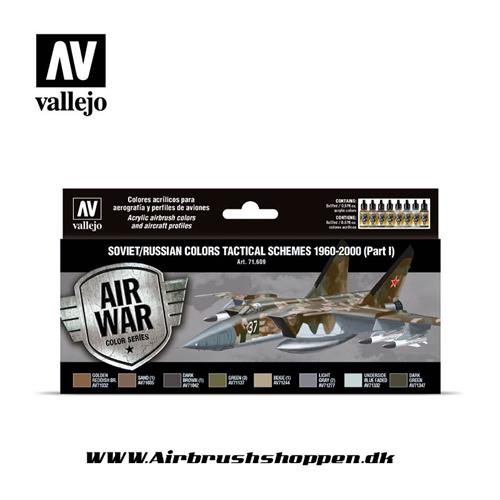 71.609 Soviet/Russian colors Tactical Schemes 1960-2000 (Part I), 8 x 17 ml Air War